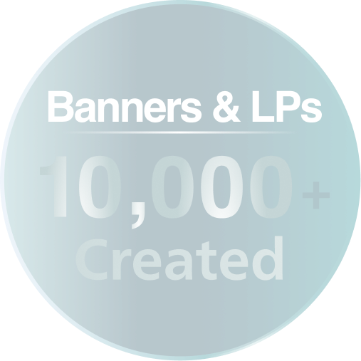 Banners & LPs: 10,000+ created